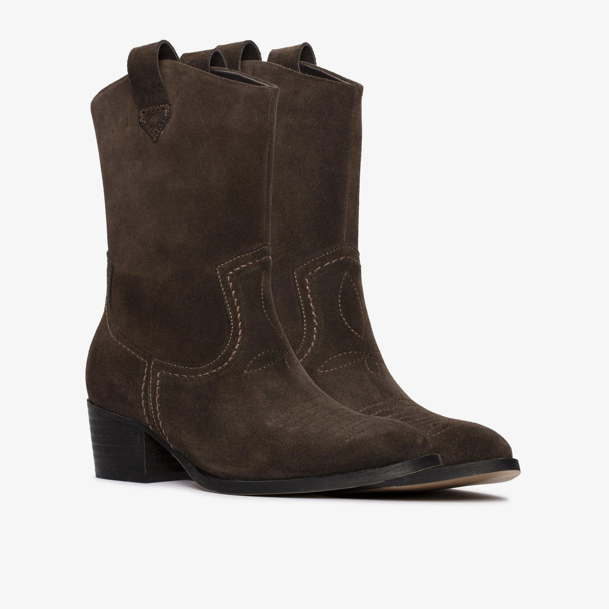 Clarks Octavia Up Women's Dark Brown Suede 26179080 — sole view