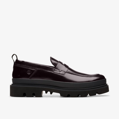 Clarks Badell Easy Men's Dark Burgundy Leather 26179235