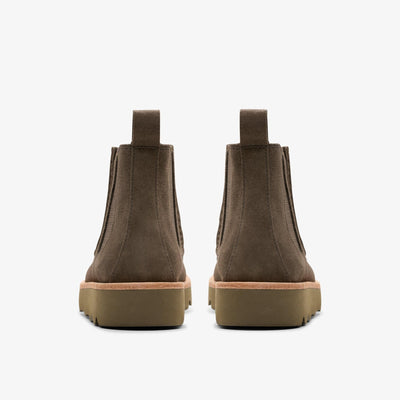 Clarks Originals Wallabee Chelsea Women's Mole Grey Suede 26179327 — detail view