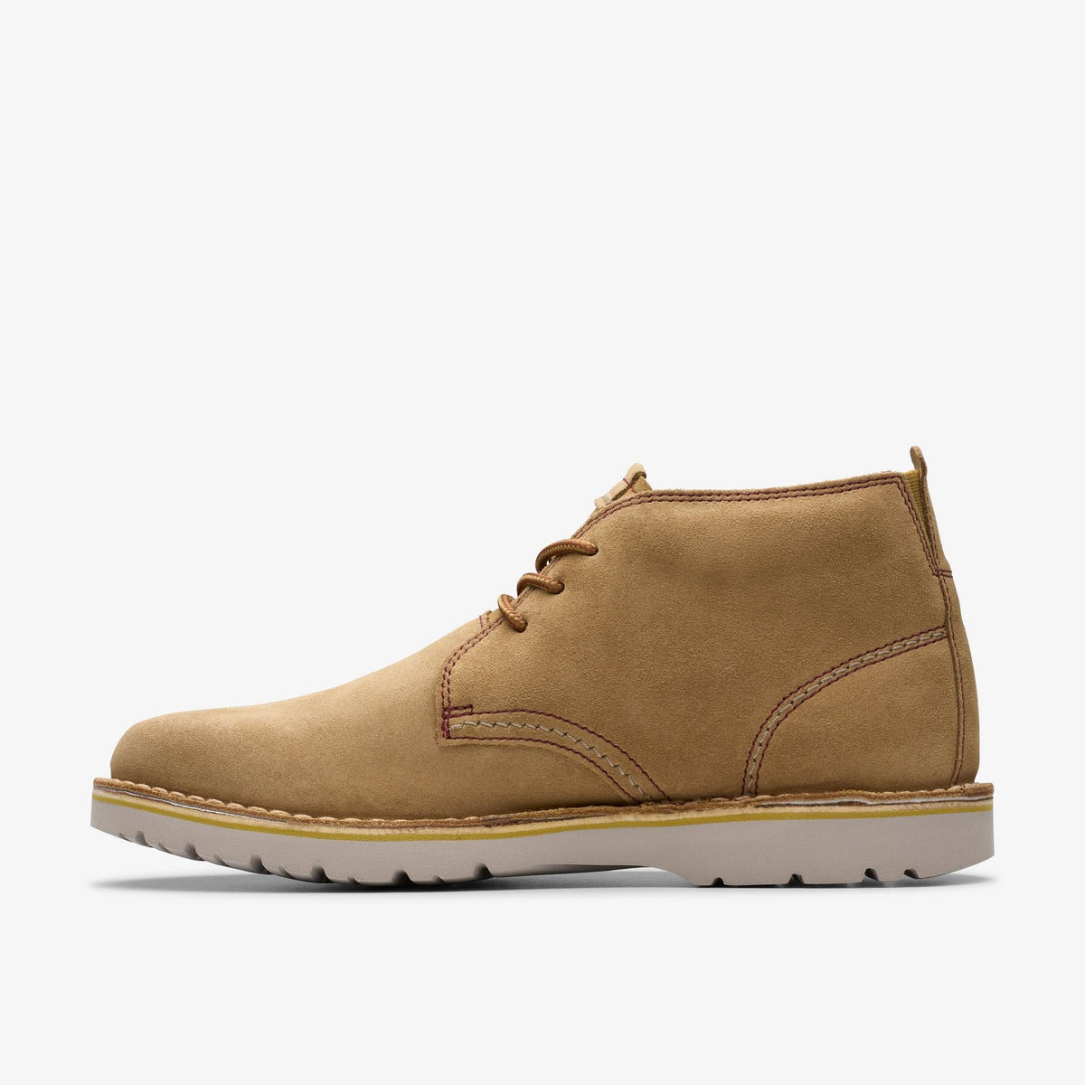 Clarks Eastridge Mid Men's Sand Suede 26179424 — side view