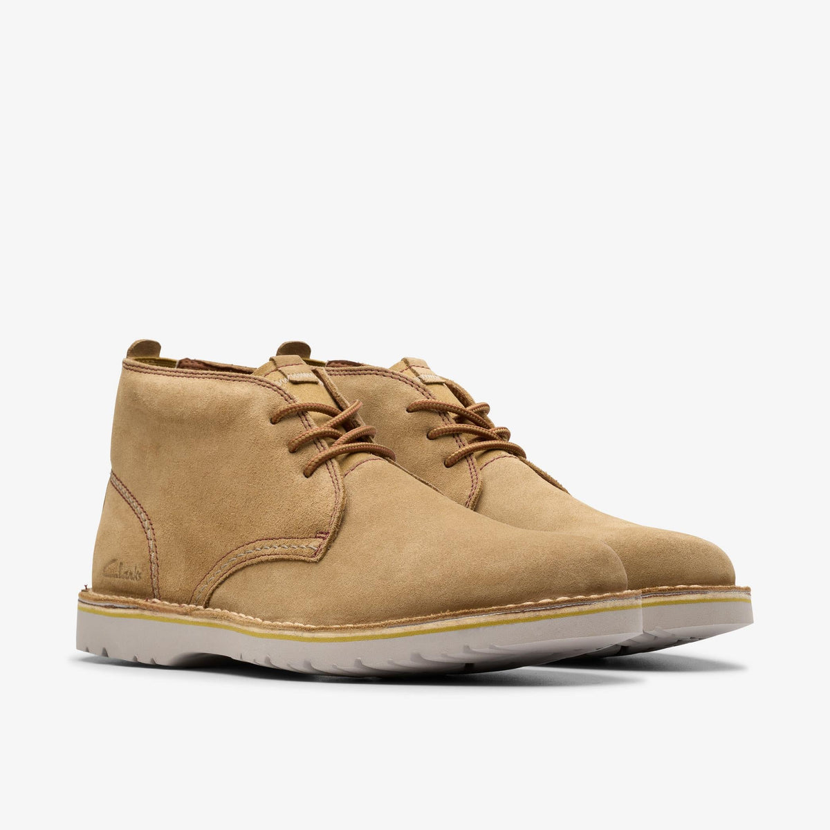 Clarks Eastridge Mid Men's Sand Suede 26179424 — sole view