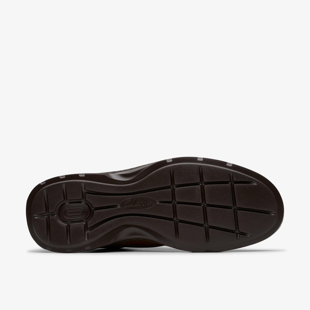 Clarks Gessler Cap Men's Cola Nubuck 26179431 — rear view