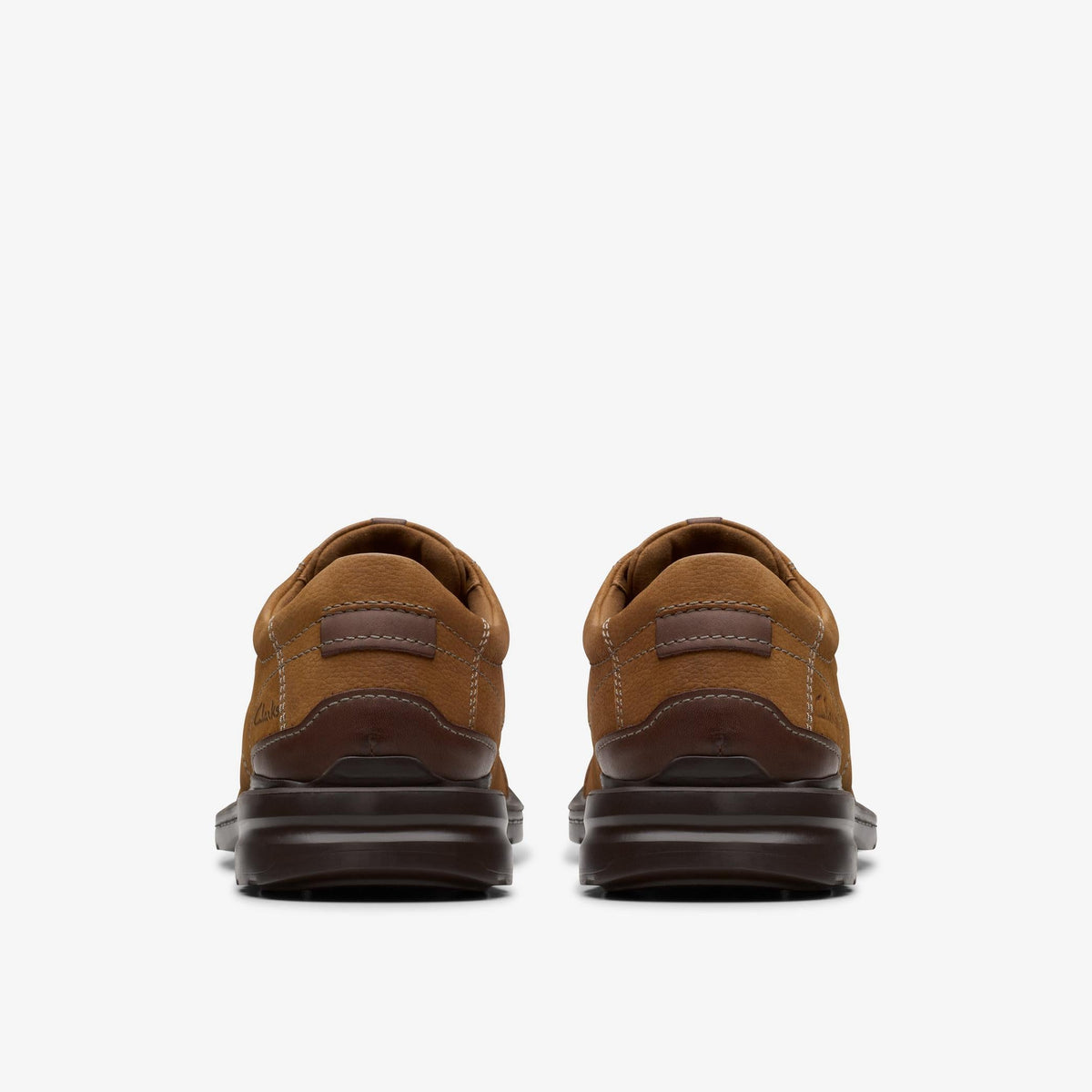 Clarks Gessler Cap Men's Cola Nubuck 26179431 — detail view