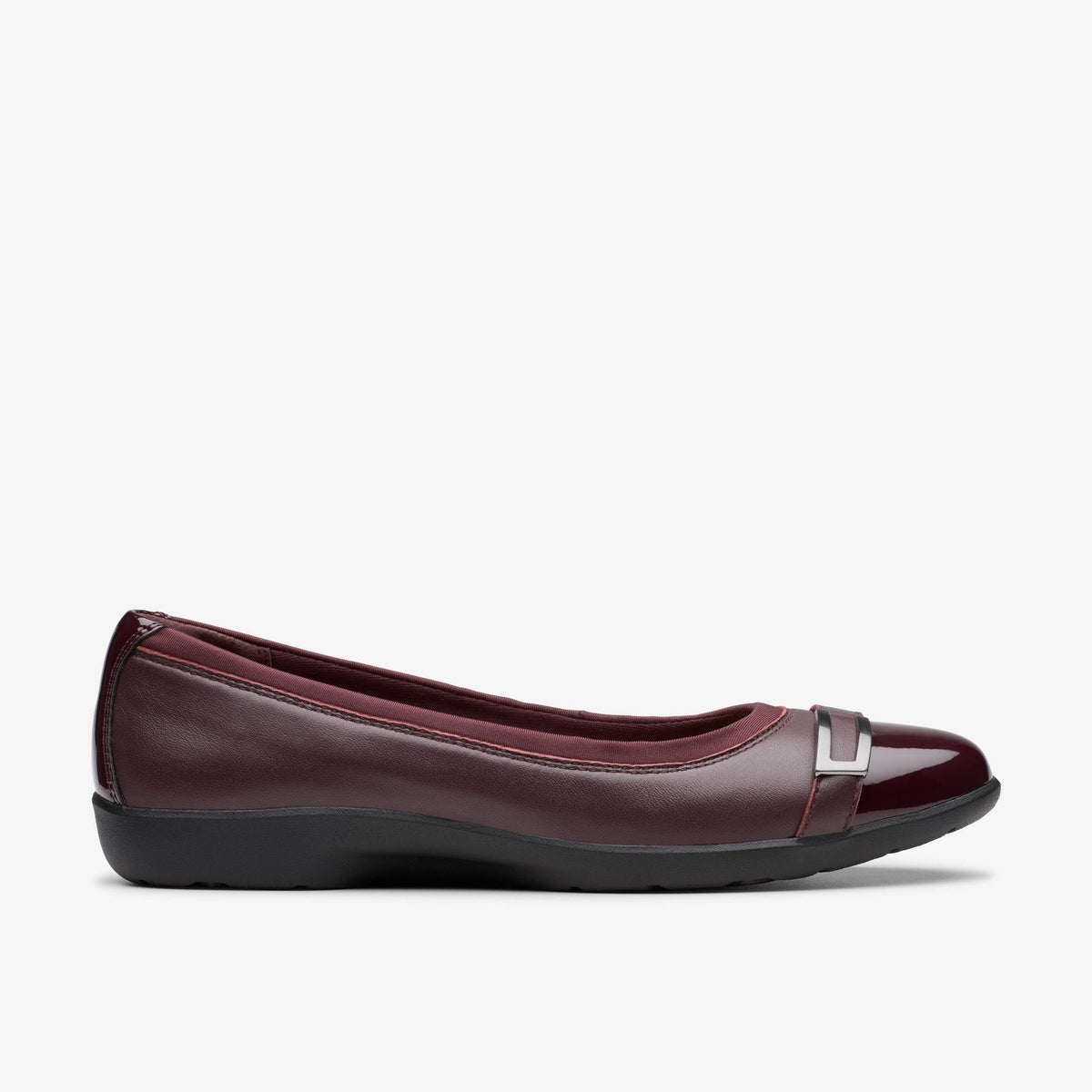 Clarks Originals Meadow Rose Women's Wine Patent Leather 26179656
