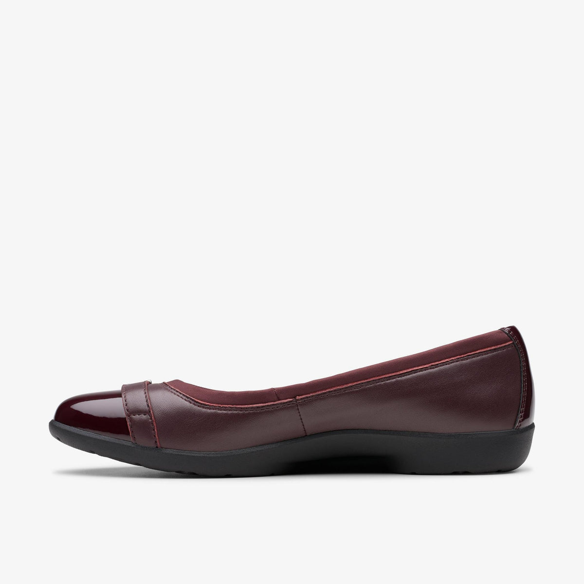 Clarks Meadow Rose Red Women's Wine Combi 26179656 — side view