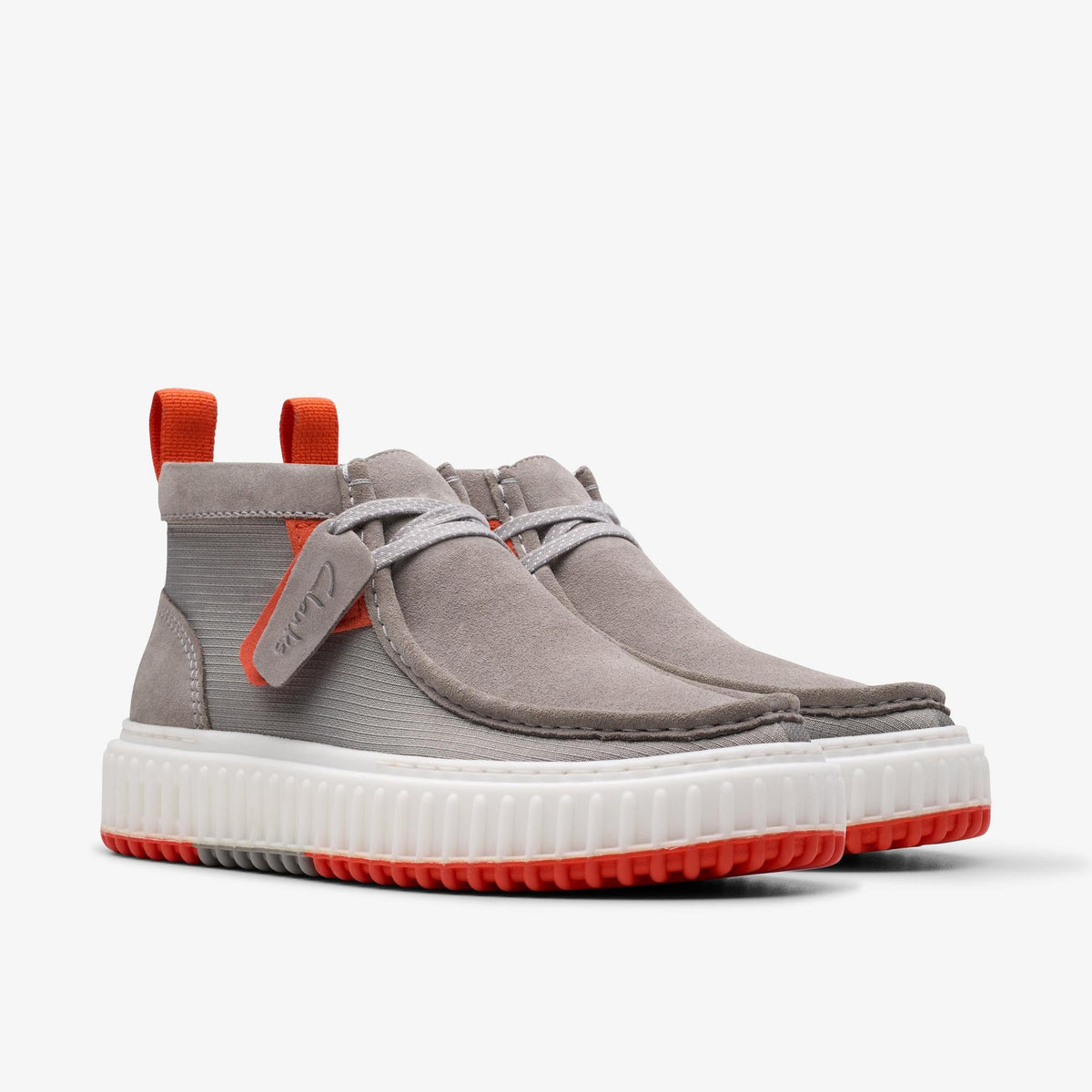 Clarks Torlite Hi Men's Grey Combi 26179720 — sole view