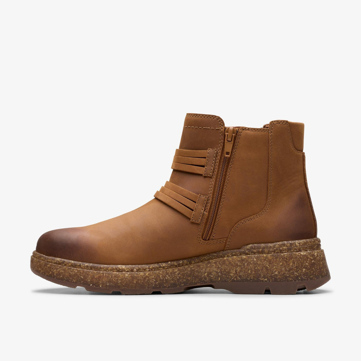Clarks Noralyn Strap Women's Tan Leather 26180101 — side view