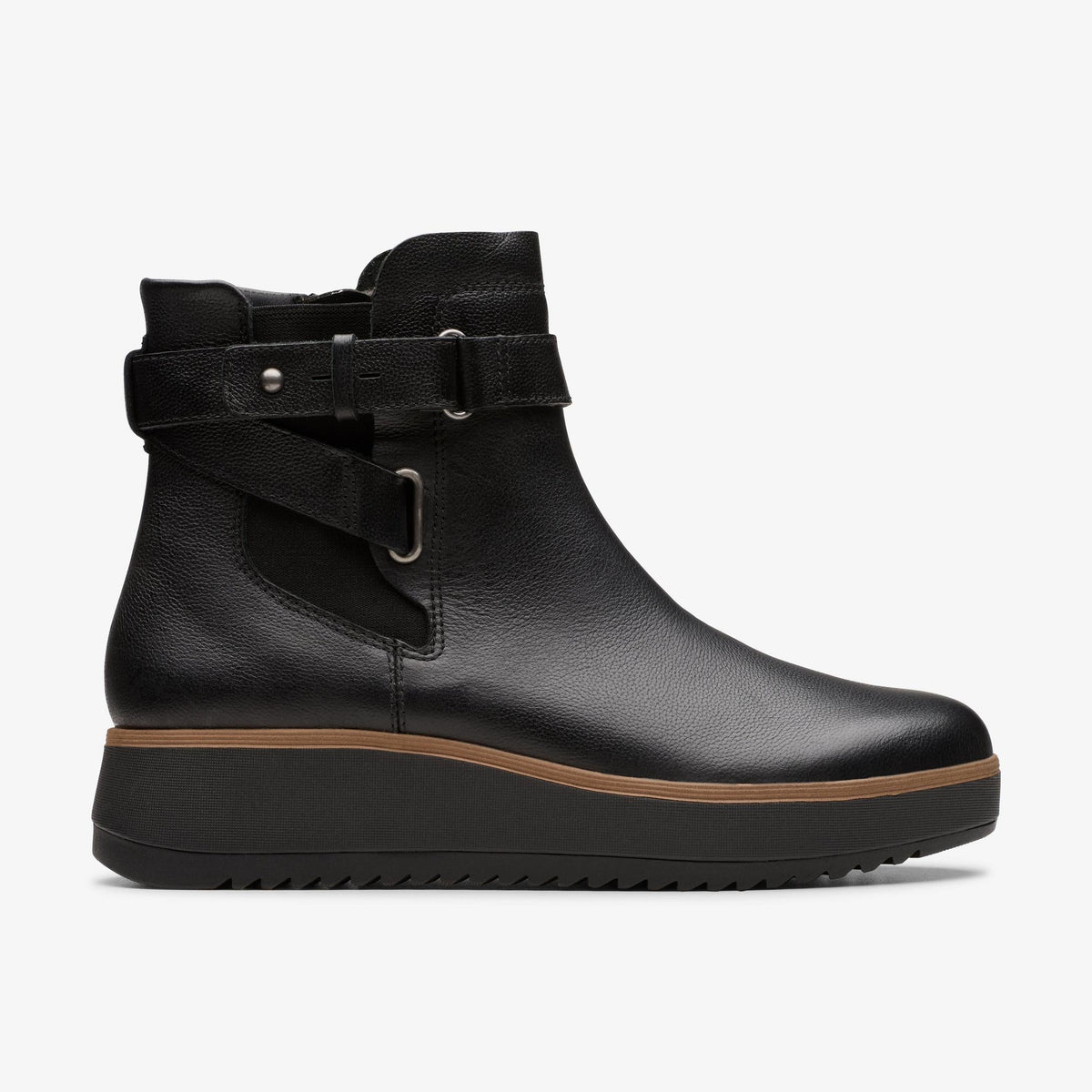 Clarks Zylah Faye Women's Black Leather 26180102