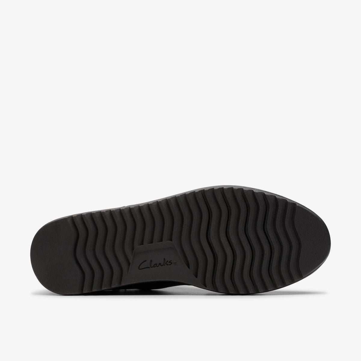 Clarks Zylah Faye Women's Black Leather 26180102 — rear view