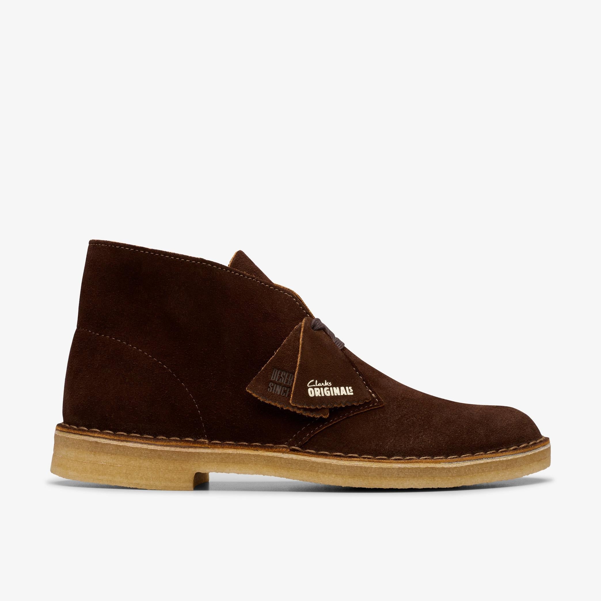Clarks Originals Desert Boot Men's Brown and Chestnut Suede