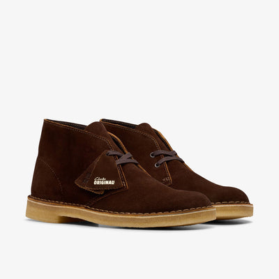 Clarks Originals Desert Boot Men's Brown and Chestnut Suede