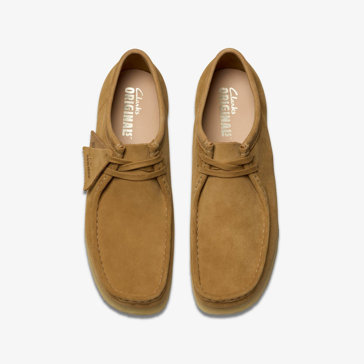 Clarks Originals Wallabee Men's Mid Tan Suede 26180198 — top view