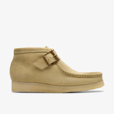 Clarks Wallabt Buckle Women's Maple Sued Shoes
