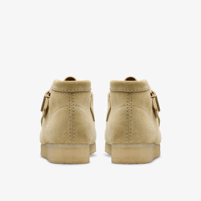 Clarks Wallabt Buckle Women's Maple Sued Shoes