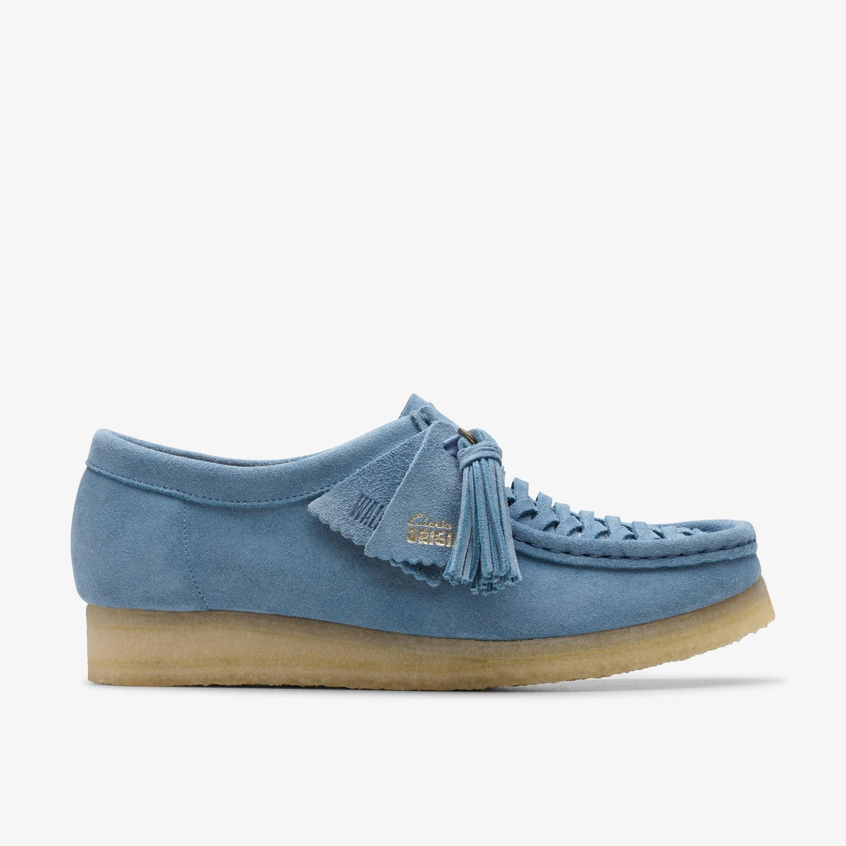 Clarks Originals Wallabee Weave Women's Powder Blue Suede 26180614
