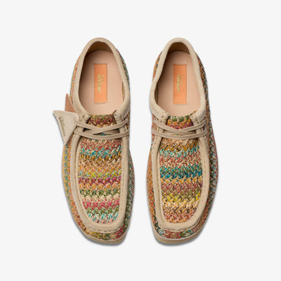 Clarks Originals Wallabee Raffia Men's Somerset 26180640 — top view