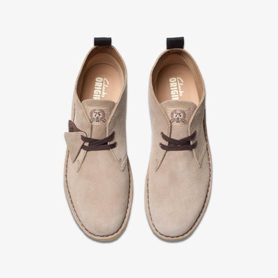 Clarks Originals Desert Boot 'Wolf Suede' Men's Wolf 26180643 — top view