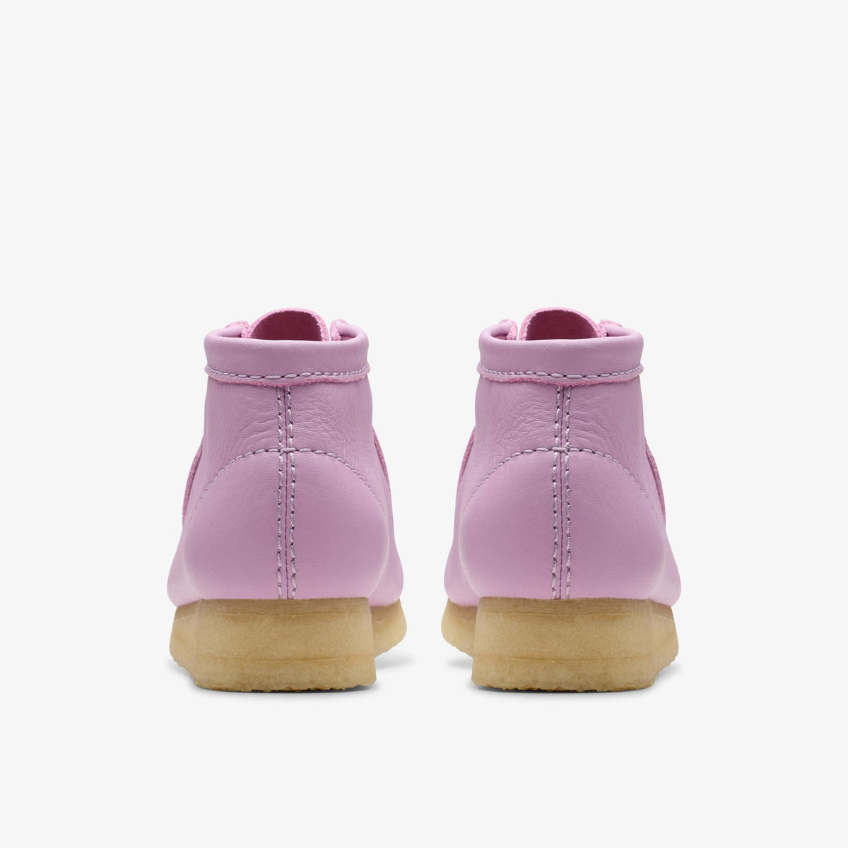 Clarks Originals Wallabee Boot Women's Mauve Leather 26180648 — detail view