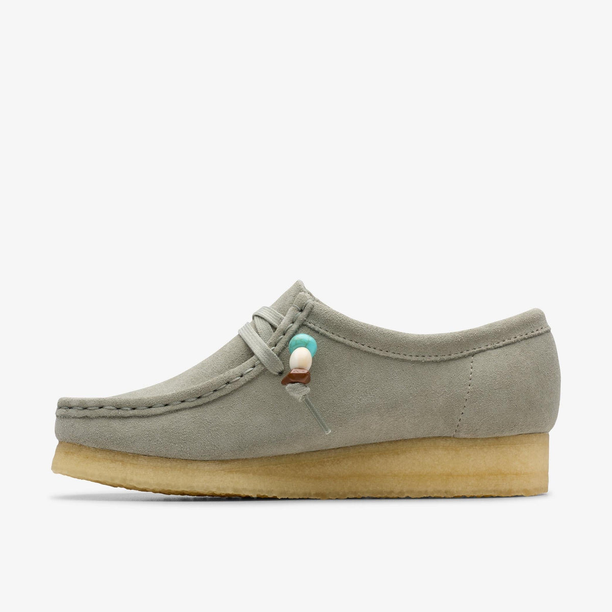 Clarks Originals Wallabee Women's Sage Suede 26180656 — side view