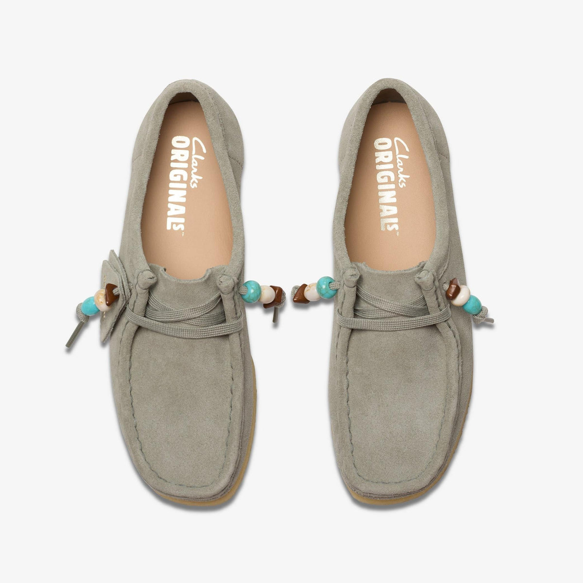 Clarks Originals Wallabee Women's Sage Suede 26180656 — top view