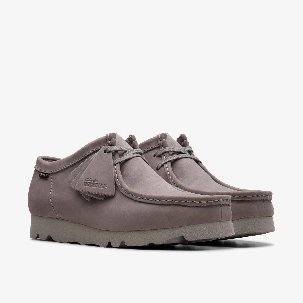 Clarks Originals Wallabee Gore-Tex Men's Grey Nubuck 26180662 — sole view