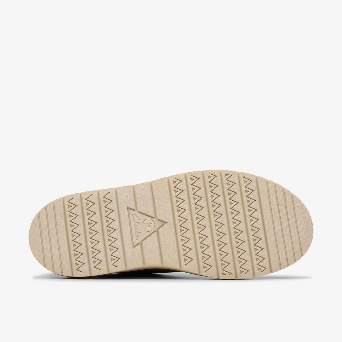 Clarks Polden Moc Men's Grey Canvas 26180867 — rear view