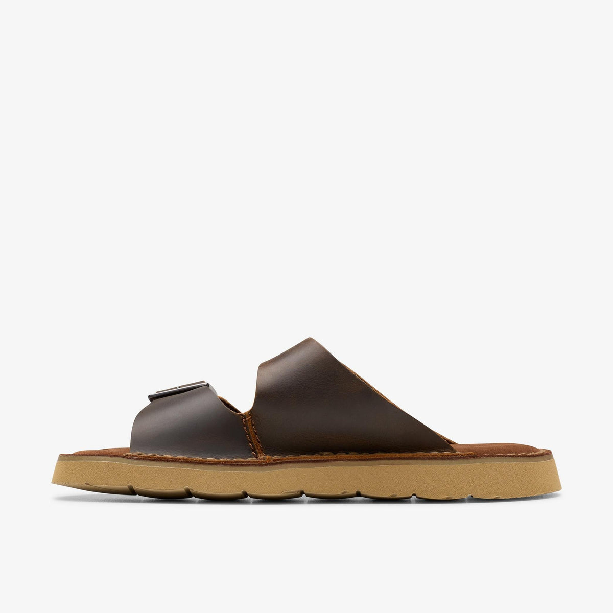 Clarks Solsbury Strap Men's Beeswax Leather 26180883 — side view