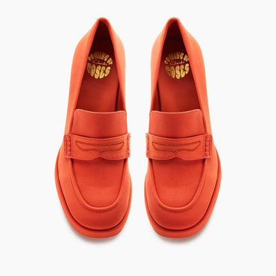 Clarks Originals x Martine Rose Loafer 2 Women's Orange Tex Textile 26180954 — top view