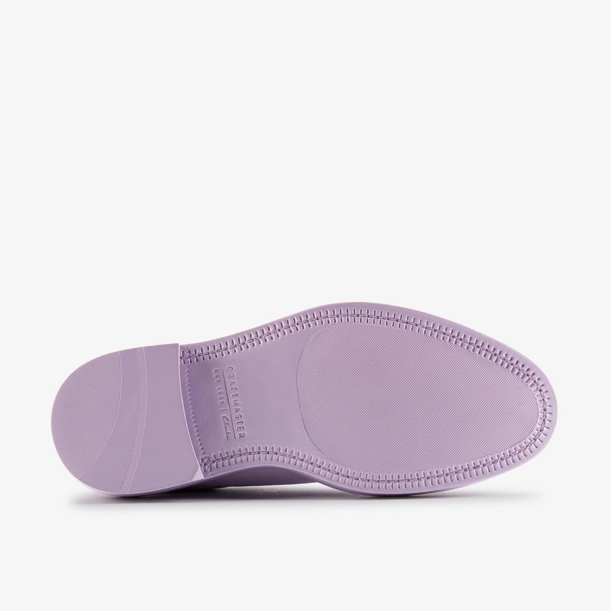 Clarks Originals x Martine Rose Oxford 2 Women's Lilac Text Textile 26180964 — rear view