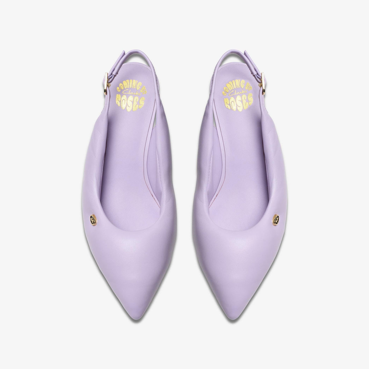 Clarks Originals x Martine Rose Sling 1 Women's Lilac Leather 26180967 — top view