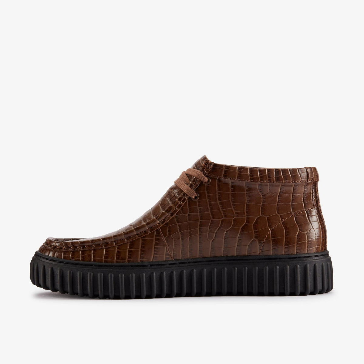 Clarks Originals x Martine Rose Torhill Hi Men's Brown Croc 26180972 — side view