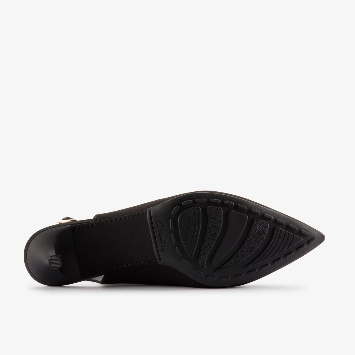 Clarks Originals x Martine Rose Sling 2 Women's Black Text Textile 26180995 — rear view