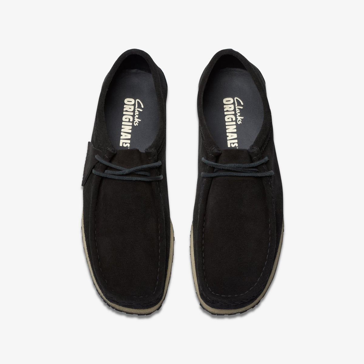 Clarks Godney Lace Men's Black Suede 26181129 — top view