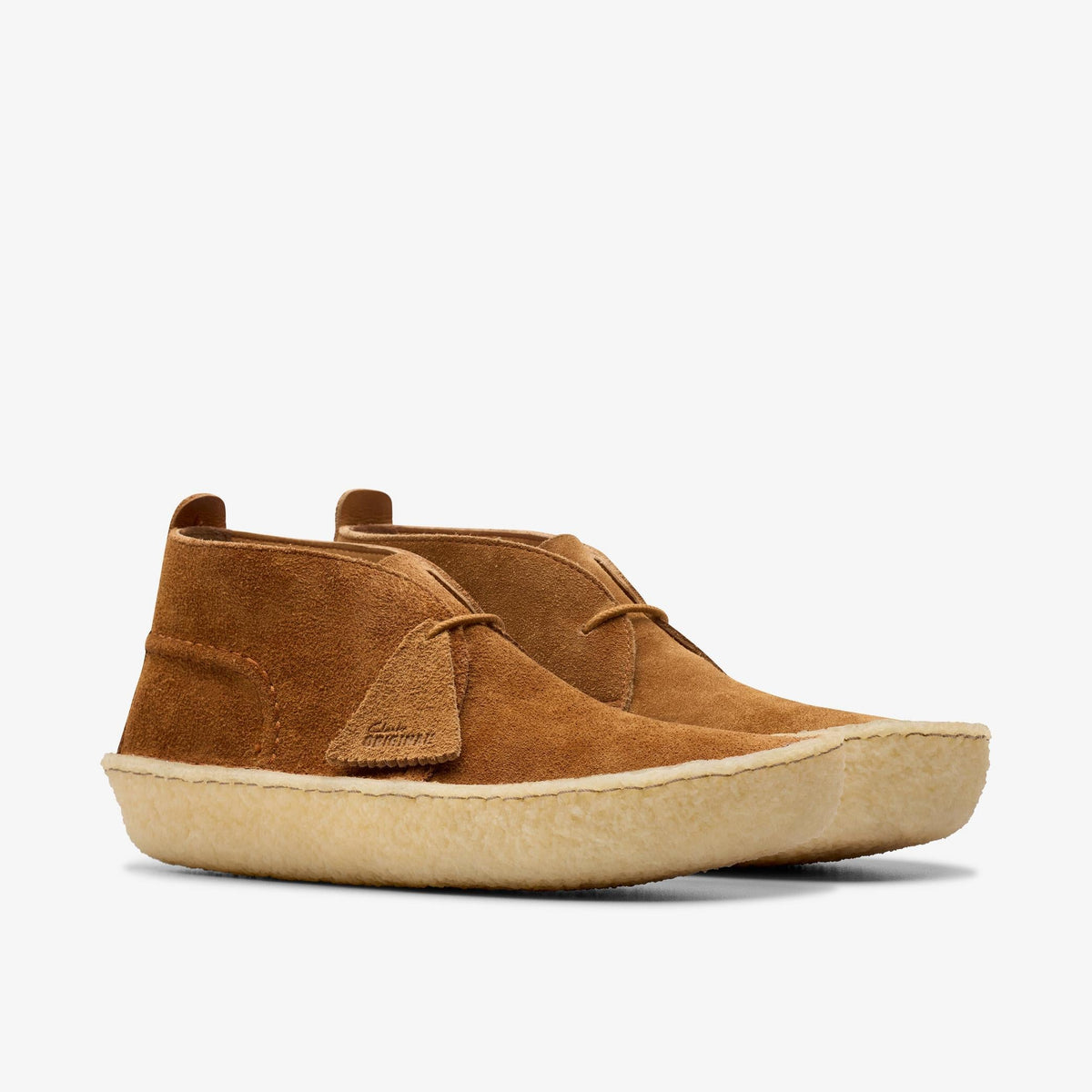 Clarks Originals Desert Rain Men's Dark Cola Suede 26181144 — sole view