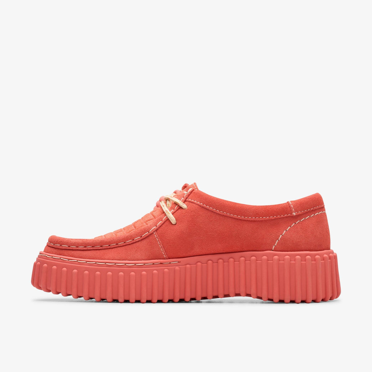 Clarks Torhill Bee Women's Coral Suede 26181187 — side view