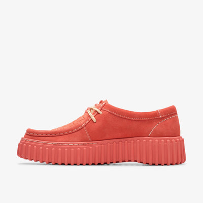Clarks Torhill Bee Women's Coral Suede 26181187 — side view