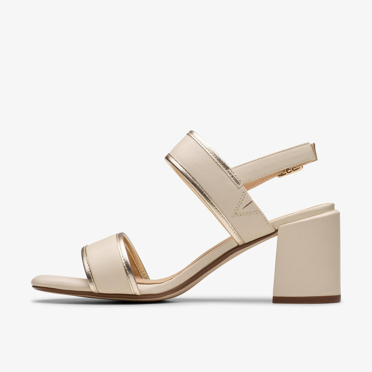 Clarks Ezoria Sling Women's Cream Multi 26181301 — side view