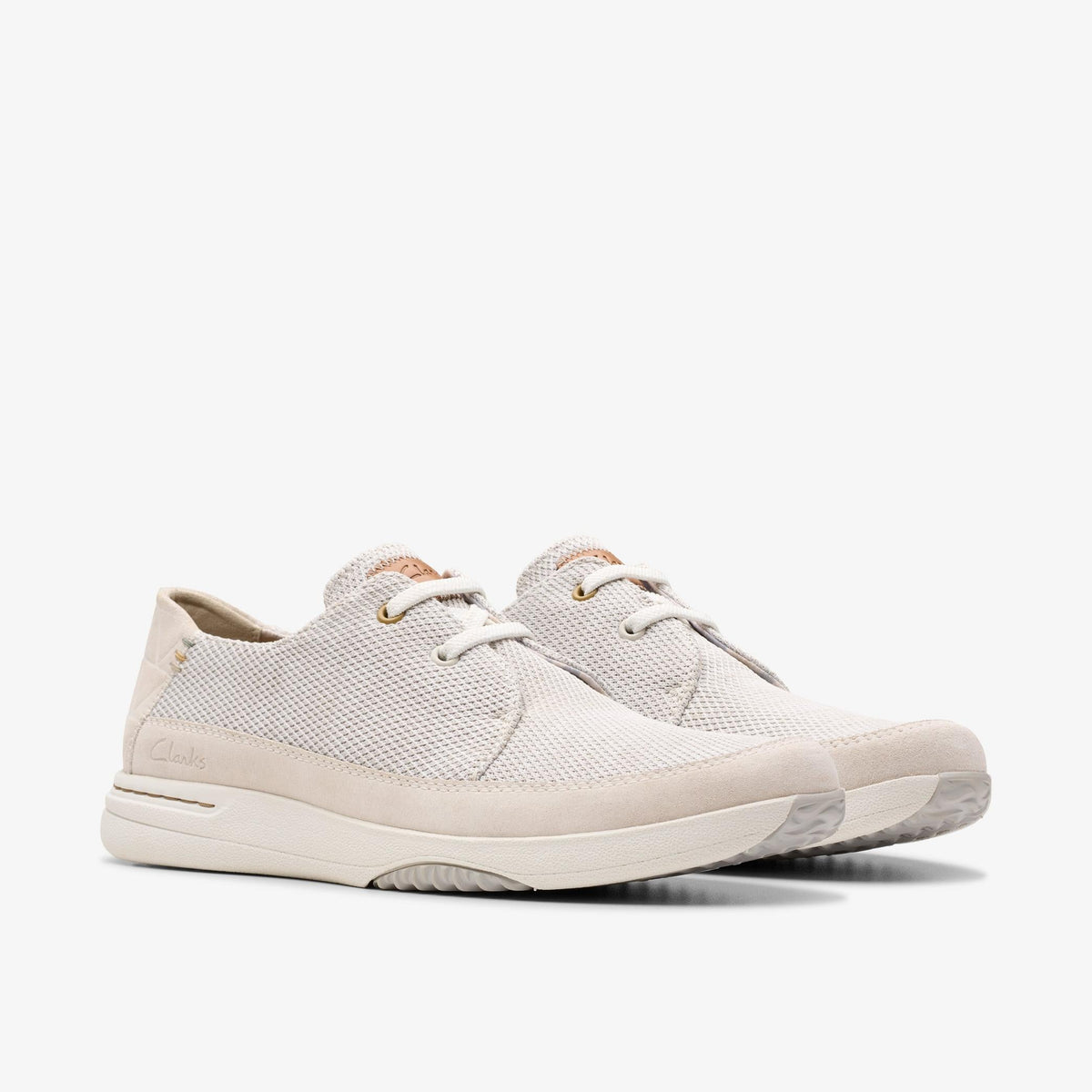 Clarks Easeway Lace Men's White Combi 26181370 — sole view