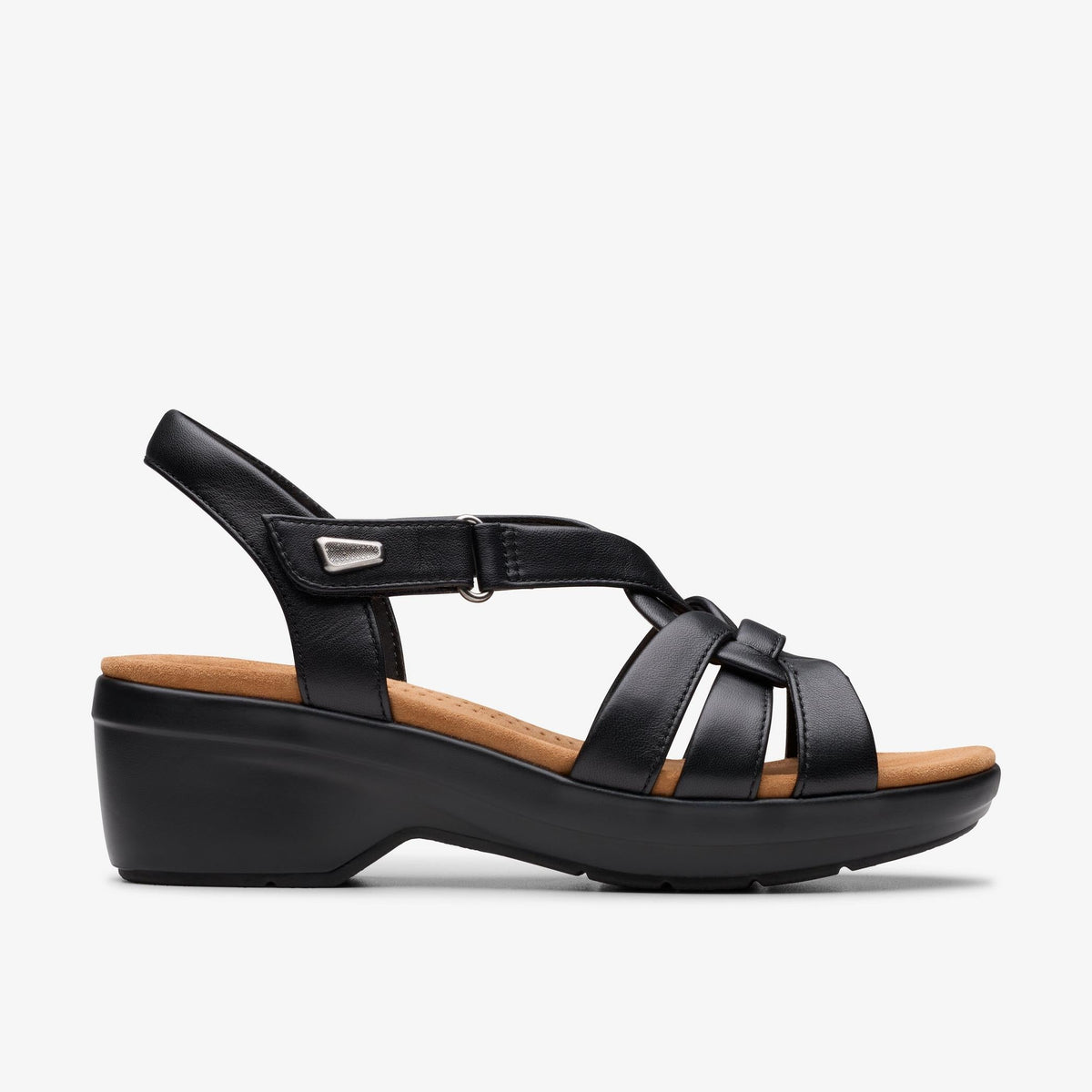 Clarks Tuleah Cross Women's Black Leather 26181466