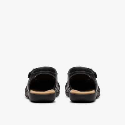 Clarks Elizabelle Mia Sandal Women's Balck Leather 26181905 — detail view
