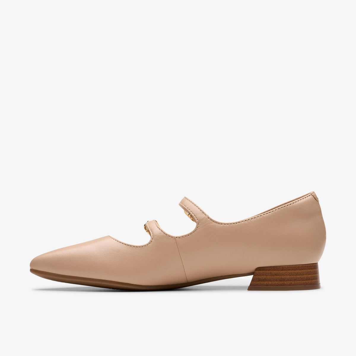 Clarks Natalyn Lane Women's Beige Leather 26181928 — side view