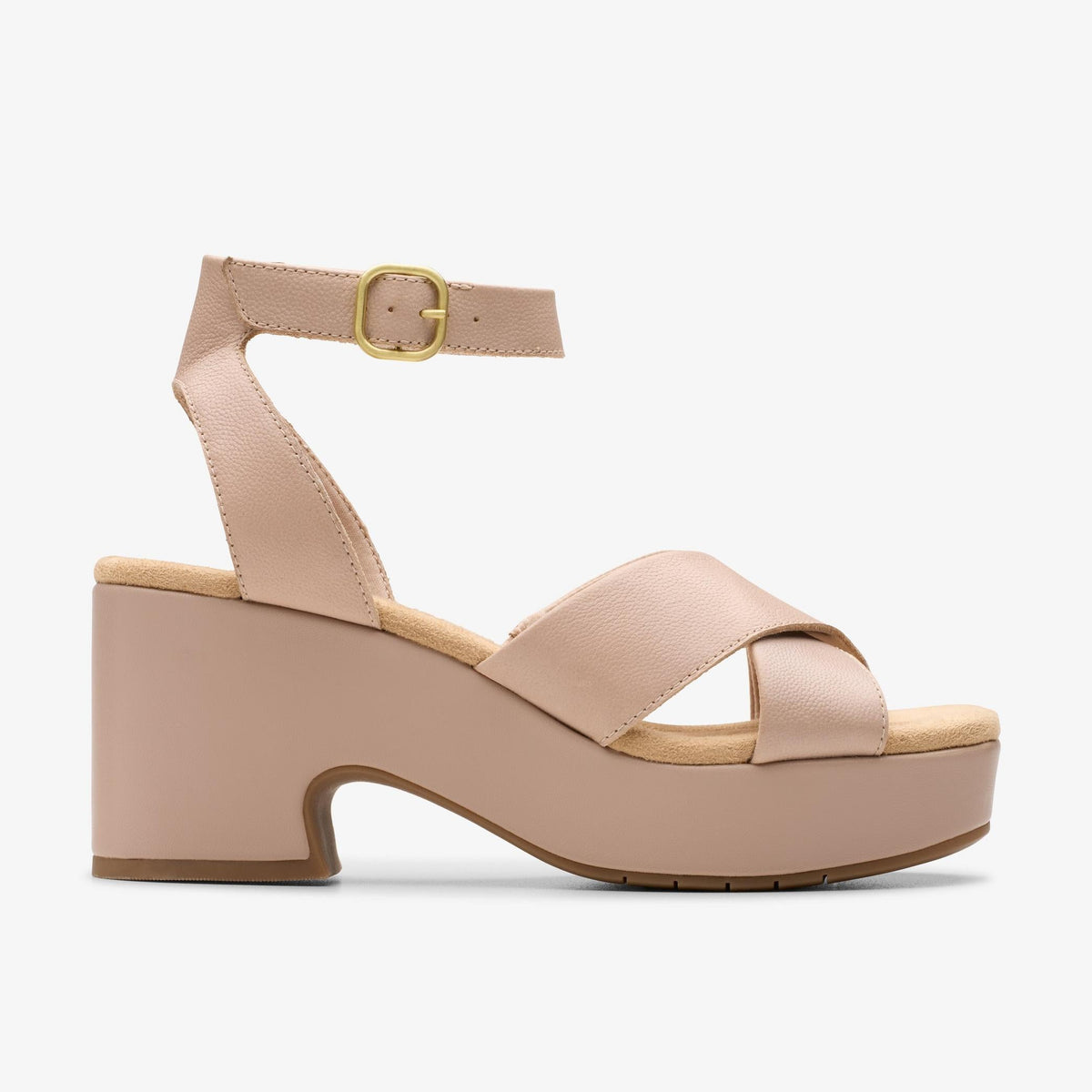 Clarks Nerisa Pearl Women's Beige Leather 26181931