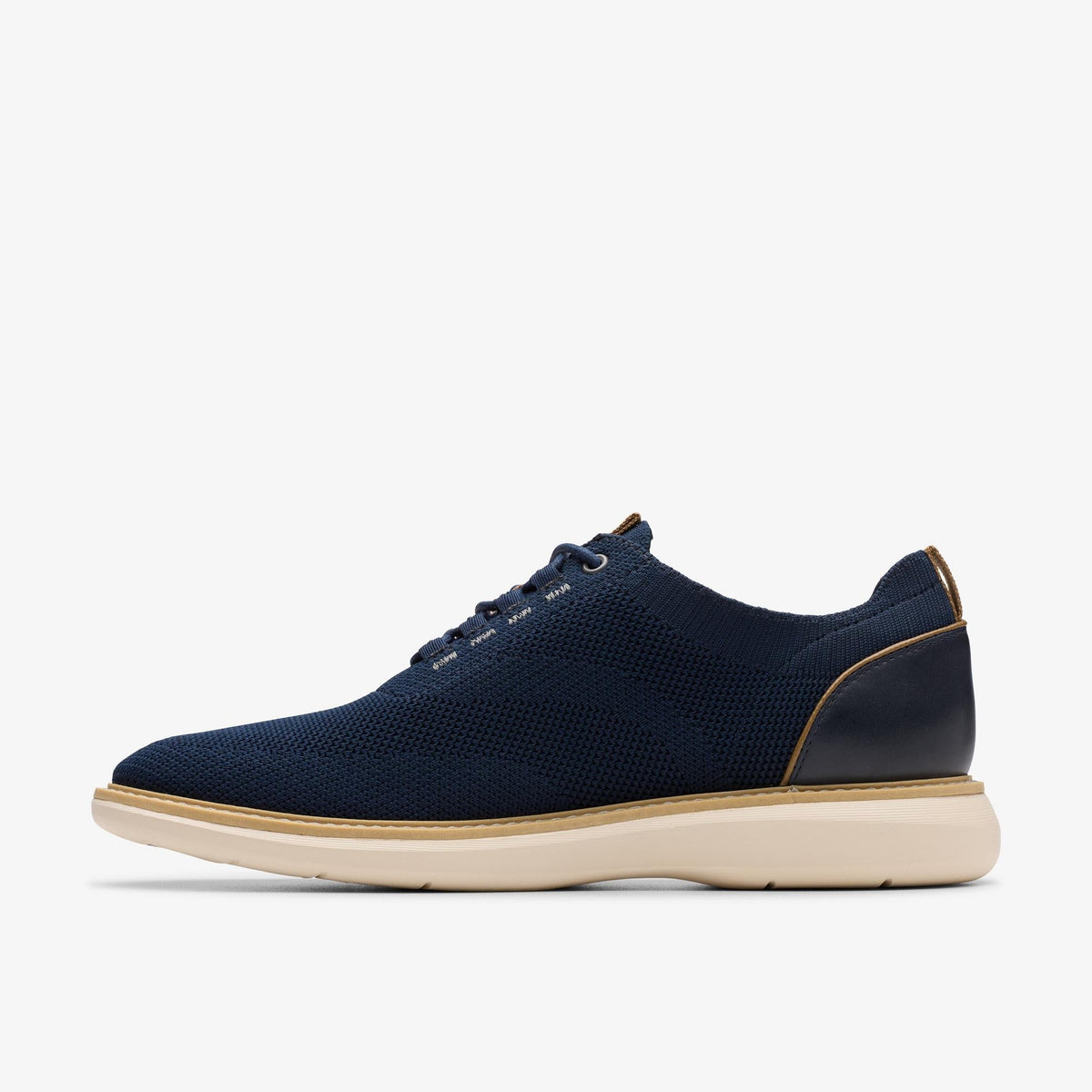 Clarks Brantin Knit Men's Navy Knit Textile 26181965 — side view