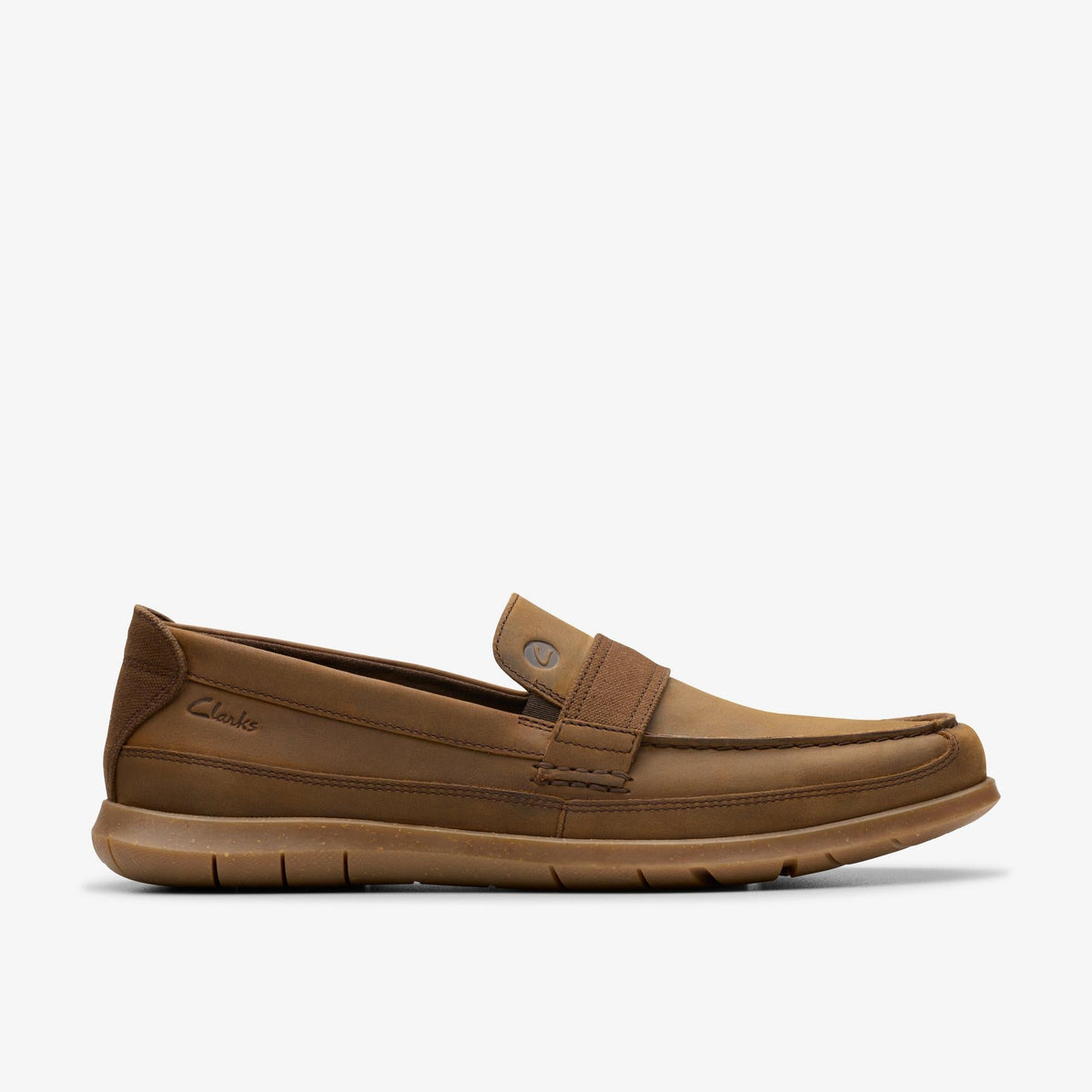 Clarks Flexway Band Men's Beeswax Suede 26181971