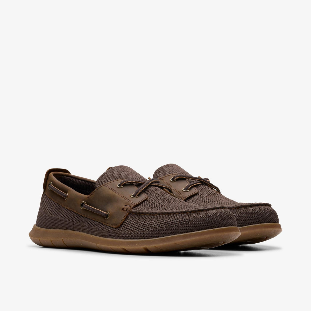 Clarks Flexway Tie Men's Beeswax 26181977 — sole view