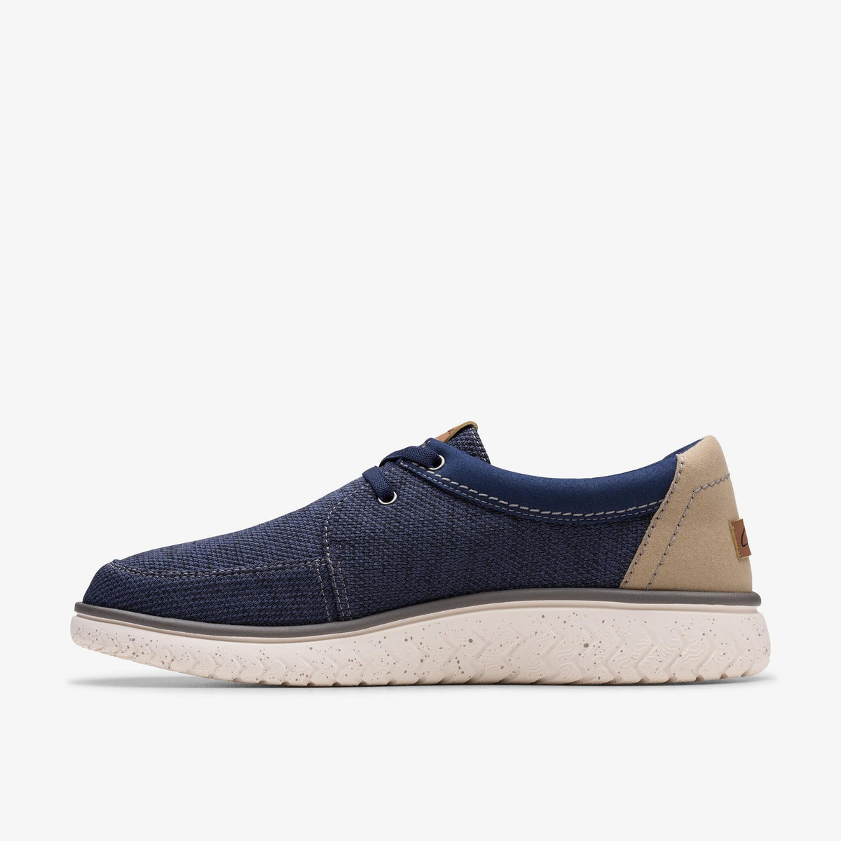 Clarks Relaxlite Lace Men's Navy Combi 26181996 — side view