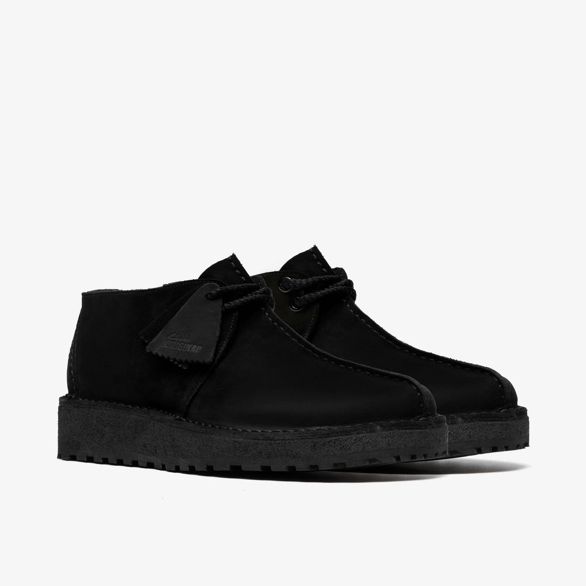 Clarks Originals Trek Scout Men's Black Nubuck 26182501 — sole view