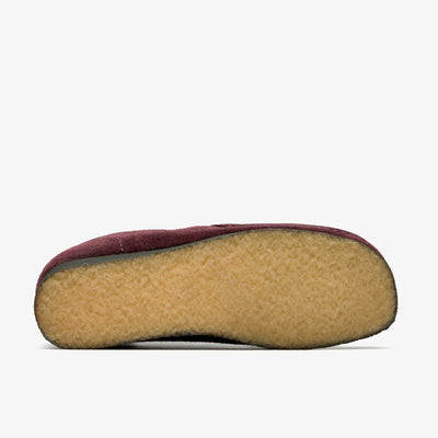 Clarks Originals Wallabee Boot Men's Purple Grape Suede 26182751 — rear view