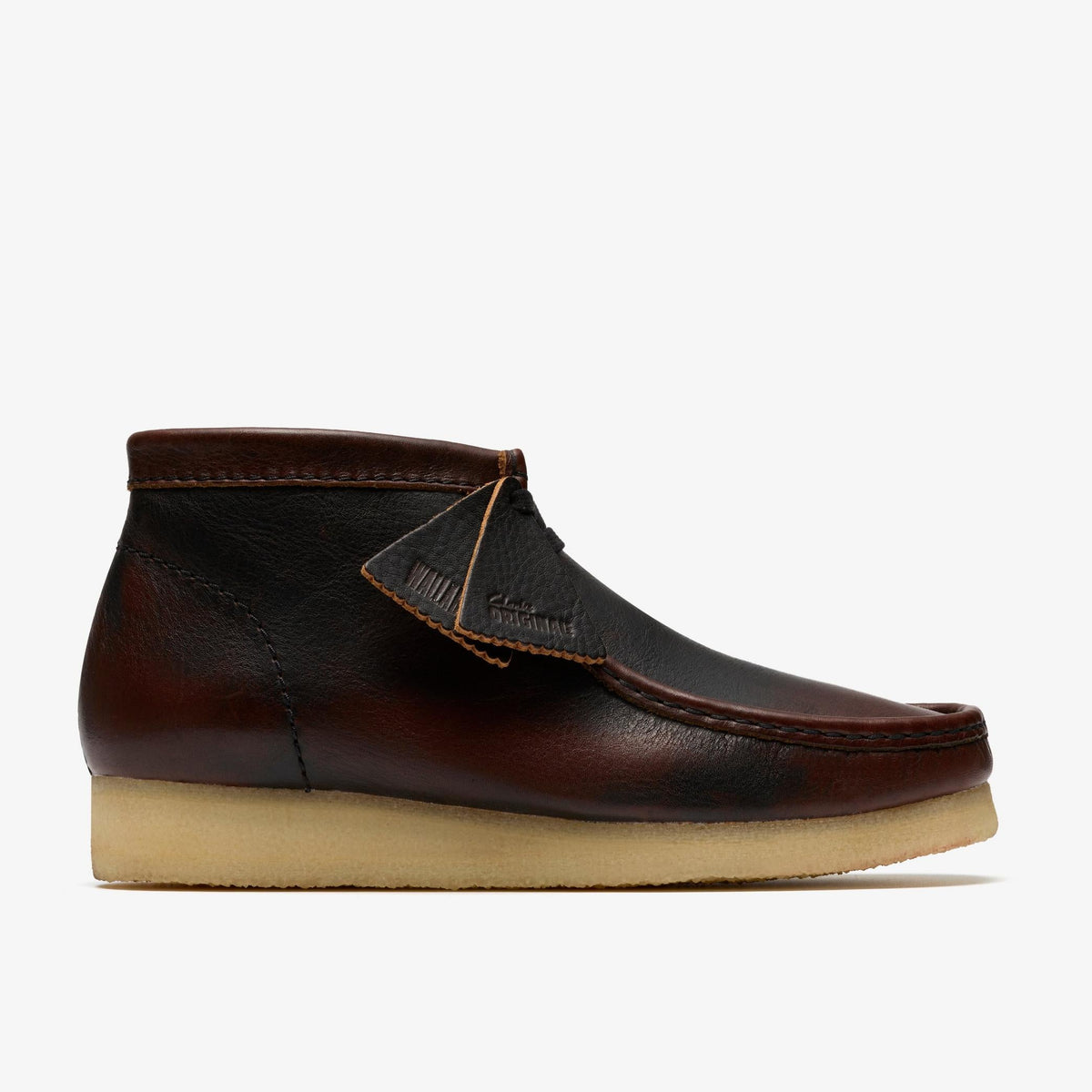 Clarks Originals Wallabee Boot Men's Dark Tan Combination Leather 26182763