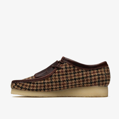Clarks Originals Wallabee Men's Brown Tweed Textile 26182791 — side view
